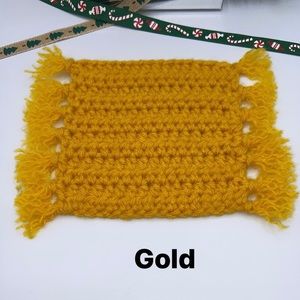 Hand-Knitted cozybeanz Beverage Coaster